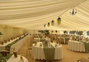 Wedding Venue with family table